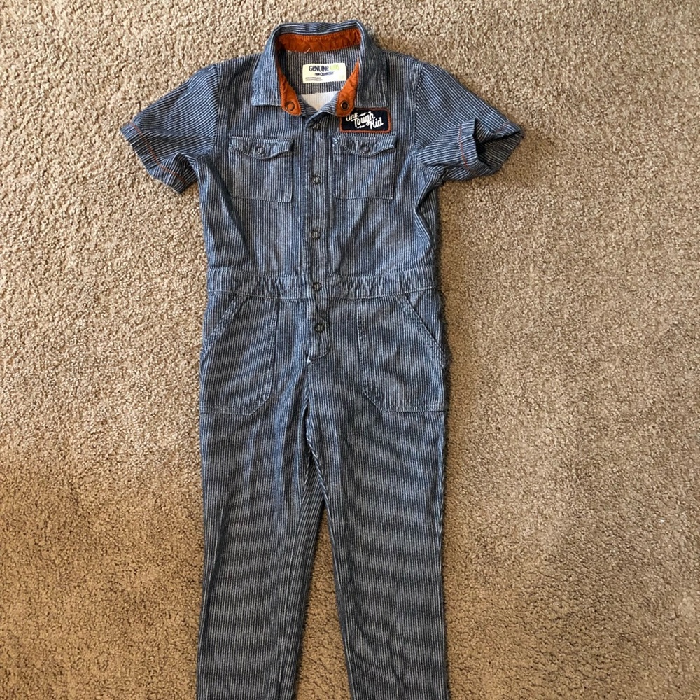 Boys Osh Kosh vintage inspired mechanic coveralls